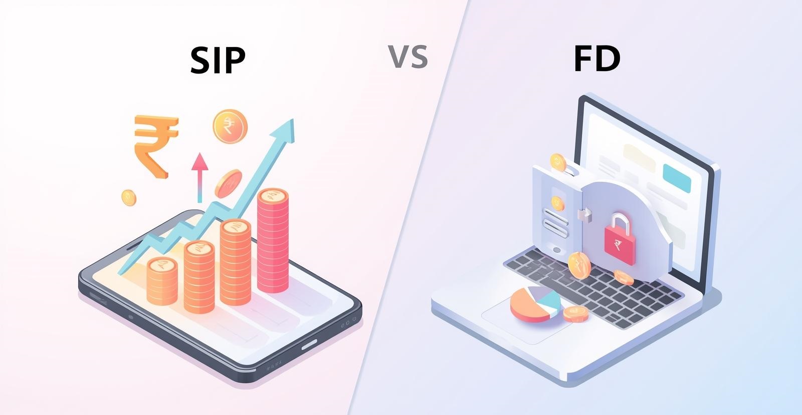SIP vs FD Investment Comparison